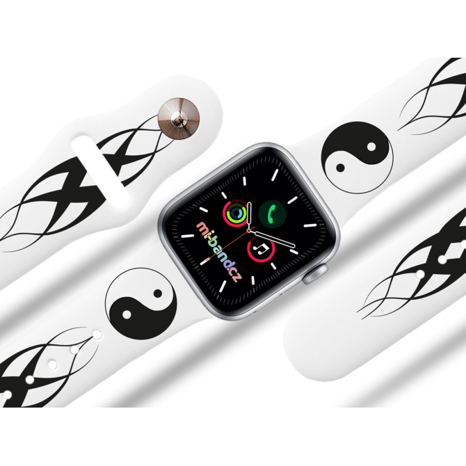 Apple watch řemínek Jin Jang - 38/40/41mm, barva pásku bílá