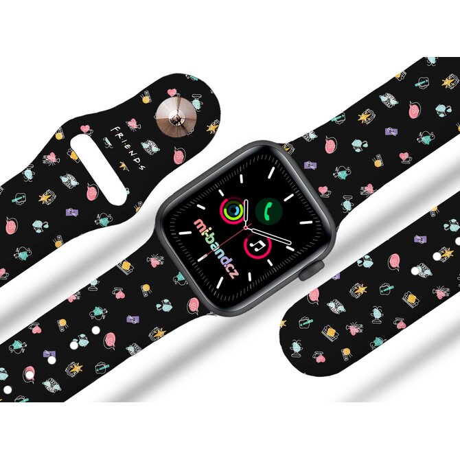 Apple watch řemínek Friends 7 - 38/40/41mm, barva pásku černá