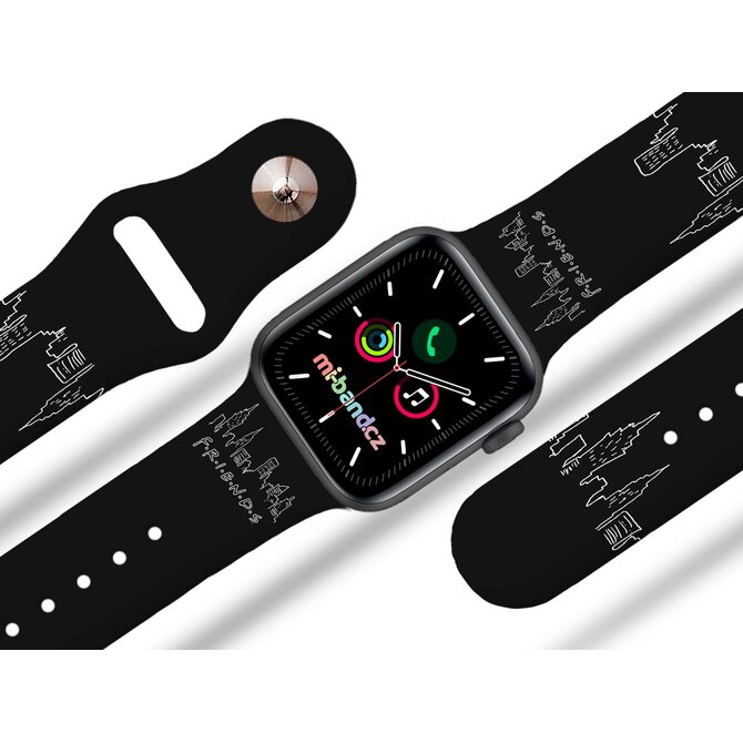 Apple watch řemínek Friends 11 - 38/40/41mm, barva pásku černá