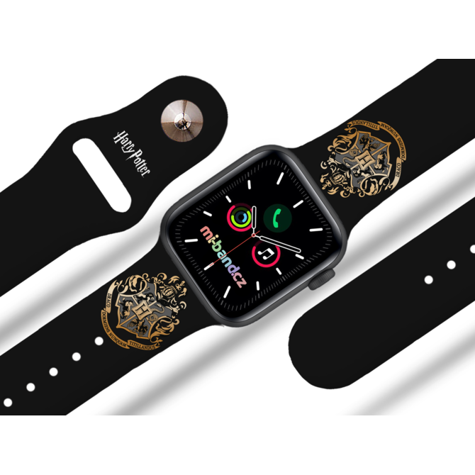 Apple watch řemínek Harry Potter - Bradavice 2 - 38/40/41mm, barva pásku černá