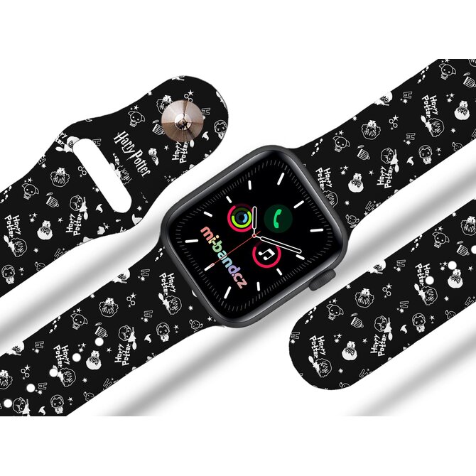 Apple watch řemínek Harry potter - Postavičky - 38/40/41 mm, barva pásku černá