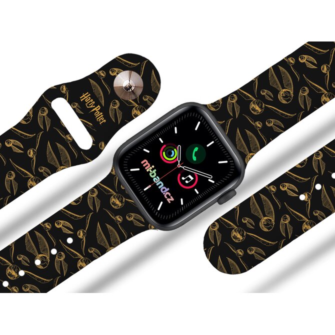 Apple watch řemínek Harry Potter - Zlatonky - 38/40/41mm, barva pásku černá