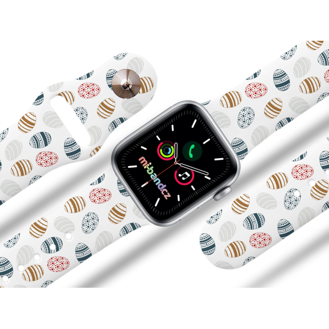 Apple watch řemínek Vajíčka - Bílá - 38/40/41mm