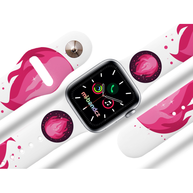 Apple watch řemínek Oheň - Bílá - 38/40/41mm