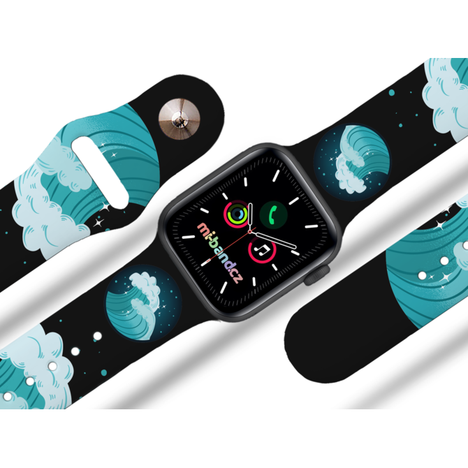 Apple watch řemínek Voda - Černá - 38/40/41mm