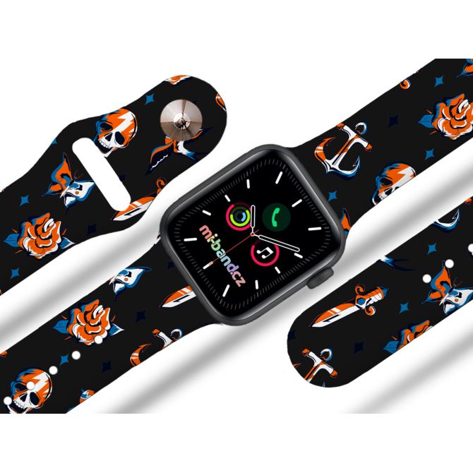 Apple watch řemínek Piráti - Černá - 38/40/41mm