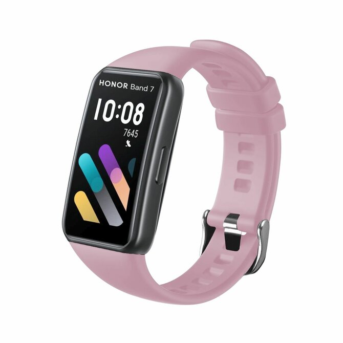 Silikonový řemínek  Silicone Strap pro Honor Band 6/7, růžový