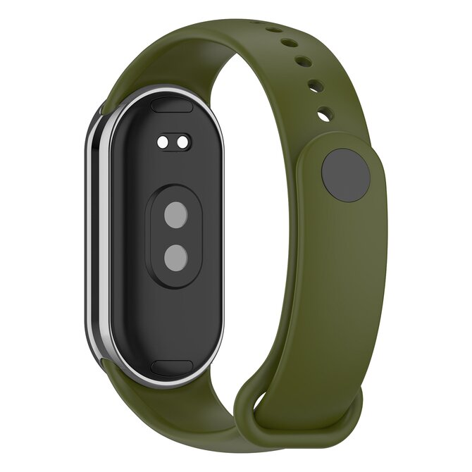 Jednobarevný náhradní náramek Mi Band 8 - armádně zelená -