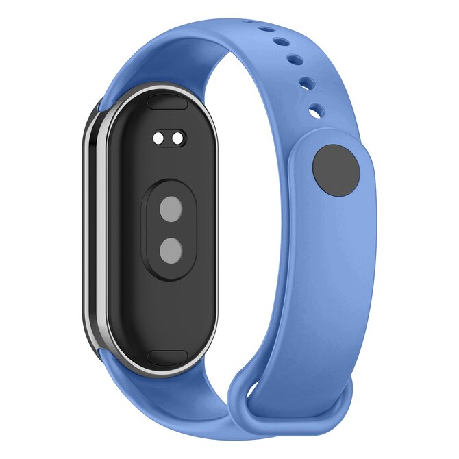 Jednobarevný náhradní náramek Mi Band 8 - Modro-Šedá -