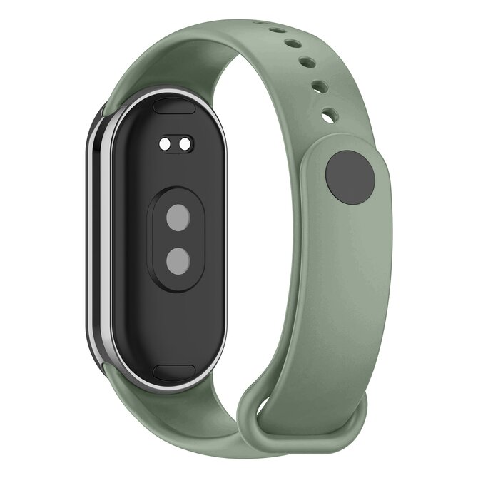 Jednobarevný náhradní náramek Mi Band 8 - Tlumená zelená -