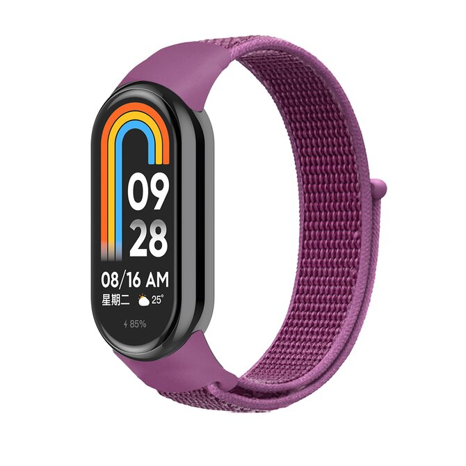 Náhradní náramek SportNylon Mi band 8 - Fialová -