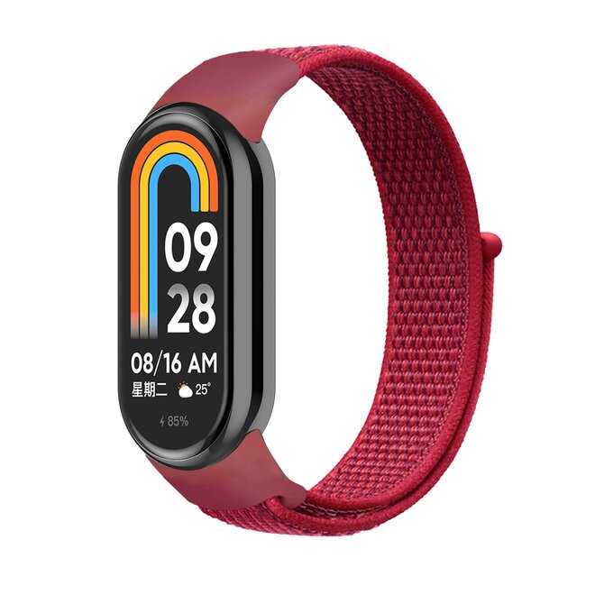 Náhradní náramek SportNylon Mi band 8 - Červená -