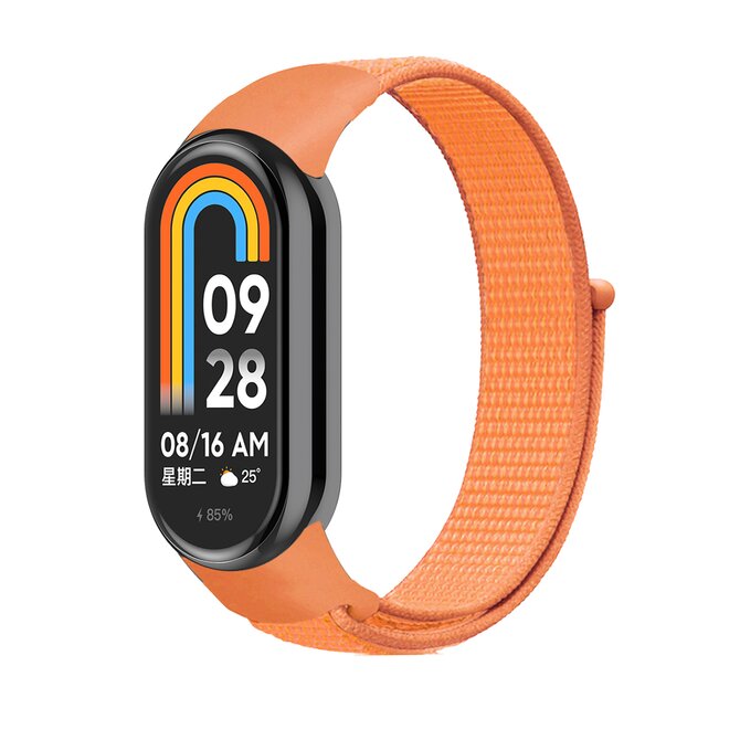 Náhradní náramek SportNylon Mi band 8 - Oranžová -