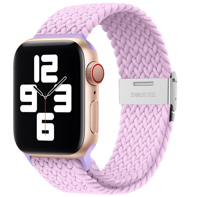 Pletený řemínek pro Apple Watch 38/40/41mm - Světle fialový - -