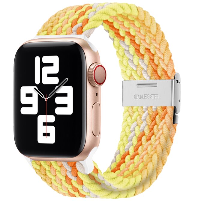 Pletený řemínek pro Apple Watch 38/40/41mm - Odstíny žluté - -