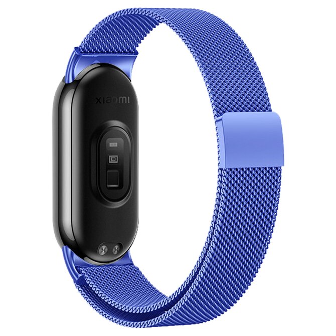 Milánský tah magnetické zapínání Mi Band 8 - modrý -