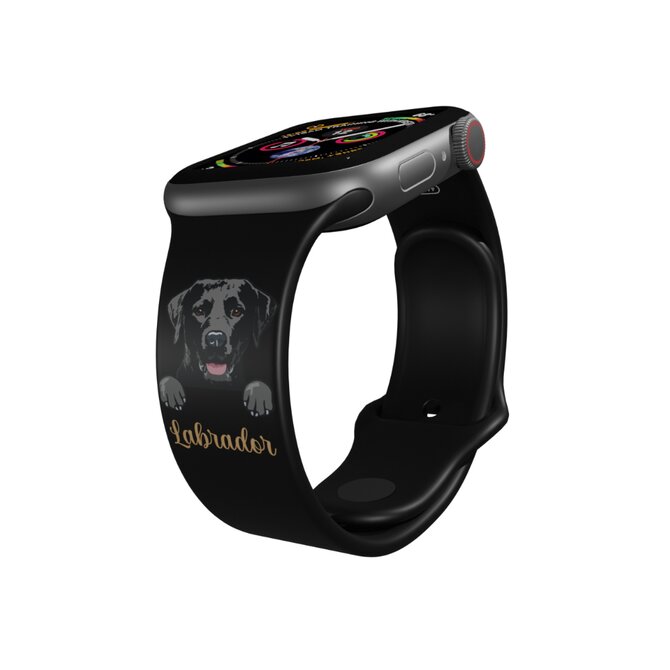 Apple watch řemínek Labradorský retrívr - 38/40/41mm, barva pásku bílá