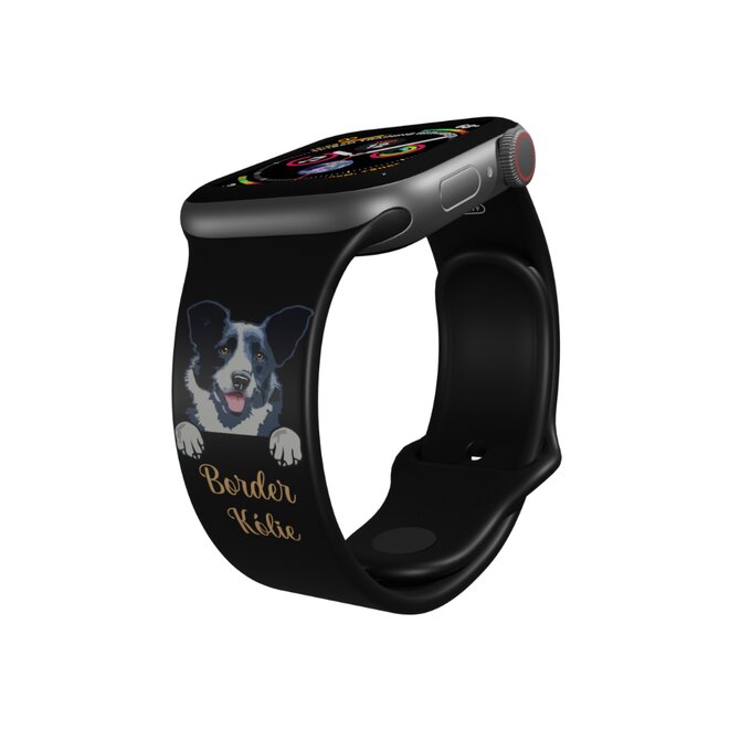 Apple watch řemínek Border kolie - 38/40/41mm, barva pásku bílá