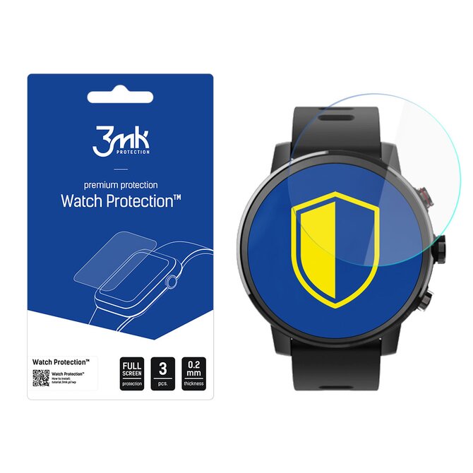 hybridní sklo Watch protection ARC pro Amazfit Stratos 2 (3ks)