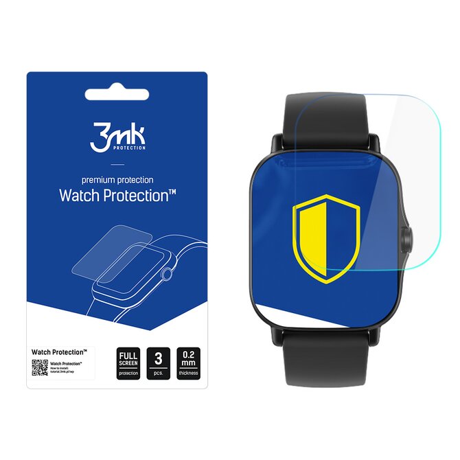 hybridní sklo Watch protection ARC pro Xiaomi Amazfit GTS 2 (3ks)