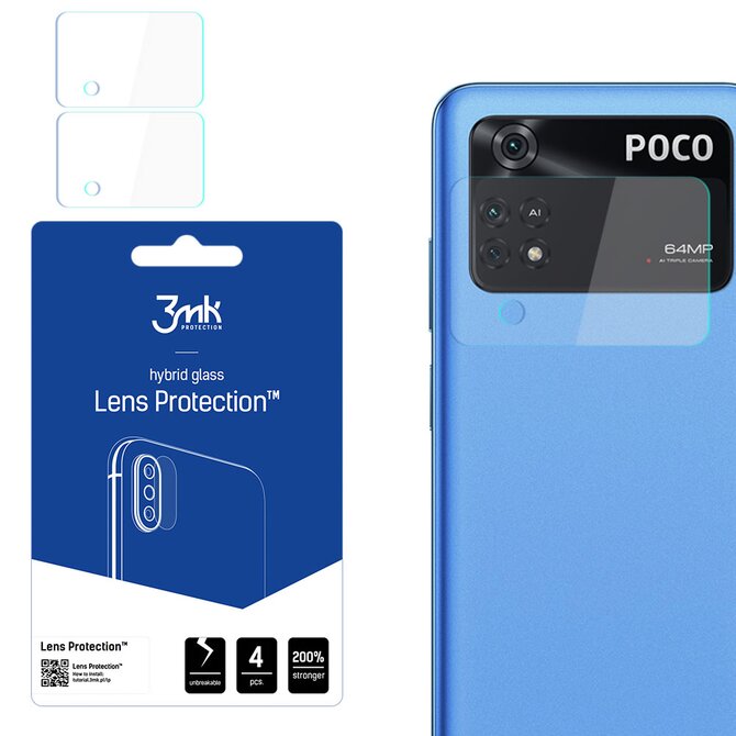 ochrana kamery Lens Protection pro POCO M4 Pro 4G (4ks)