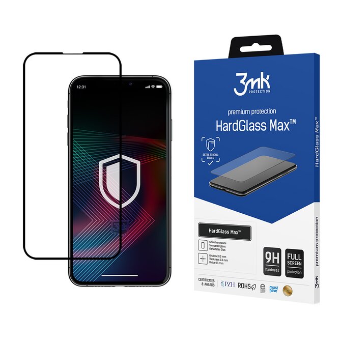 tvrzené sklo HardGlass MAX pro Apple iPhone 14 Plus, černá