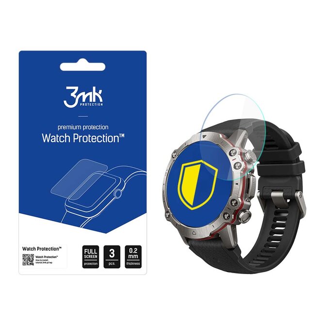 hybridní sklo Watch Protection FlexibleGlass pro Amazfit Falcon (3ks)