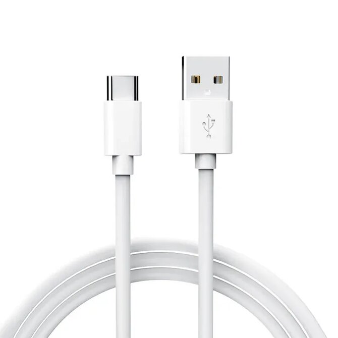 Data kabel USB na USB-C, 2m, bílý