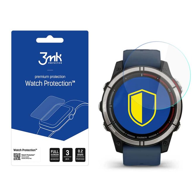 hybridní sklo Watch Protection FlexibleGlass pro Garmin Quatix 7 (3ks)