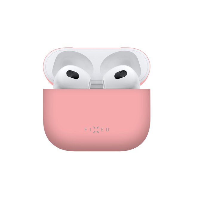 Ultratenké silikonové pouzdro  Silky pro Apple Airpods 3, růžové