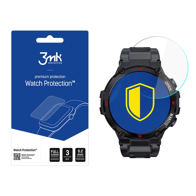 hybridní sklo Watch Protection FlexibleGlass pro Garett Sport Tactic (3ks)