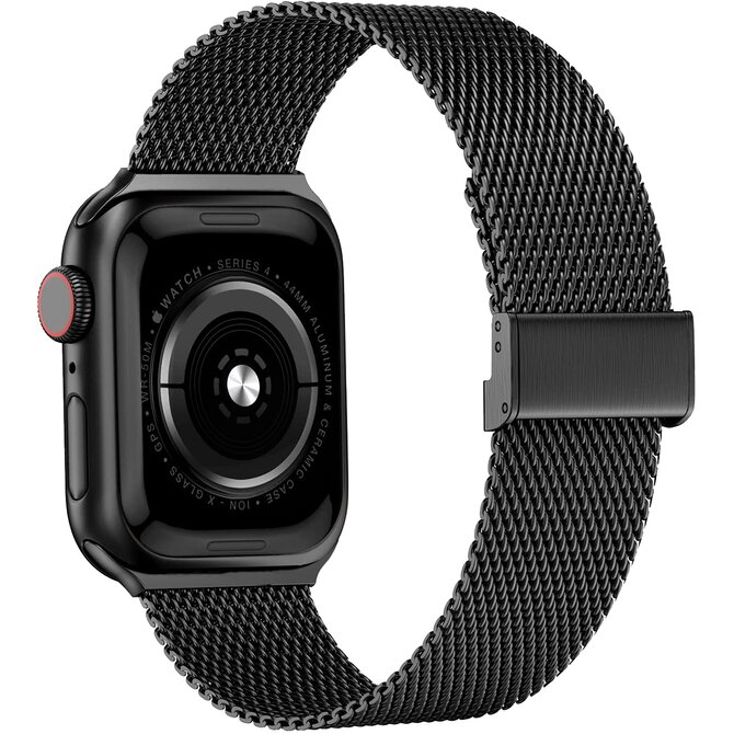 Milánský tah s přezkou pro Apple Watch 38/40/41mm - Černá - -