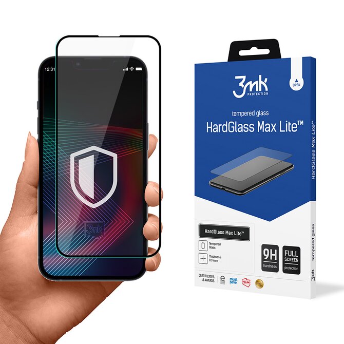 tvrzené sklo HardGlass Max Lite pro Apple iPhone 14 Pro Max, černá