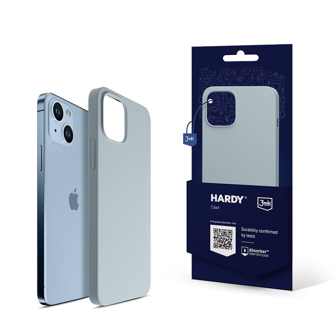 ochranný kryt Hardy Silicone MagCase pro Apple iPhone 14, Sierra Blue