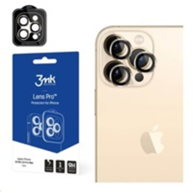 ochrana kamery Lens Protection Pro pro Apple iPhone 15 Pro, Dark Gold