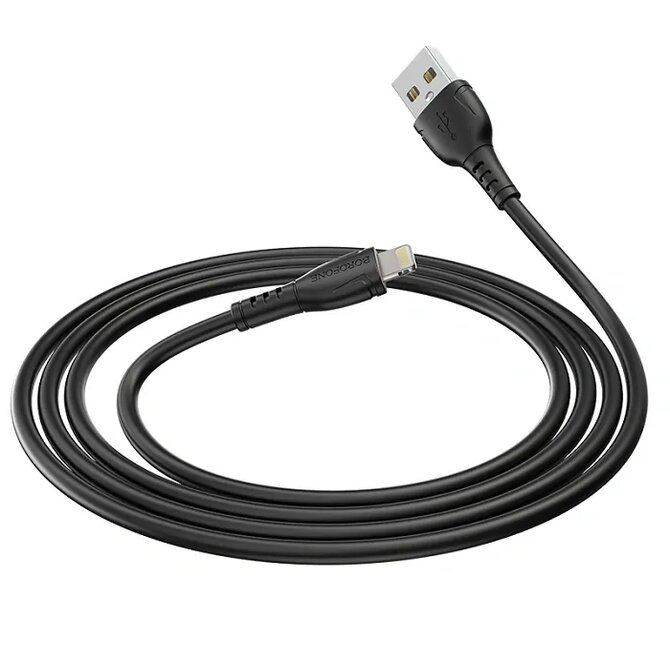 Kabel USB na Lightning Borofone BX51 Triumph - 2,4A 1 metr černý