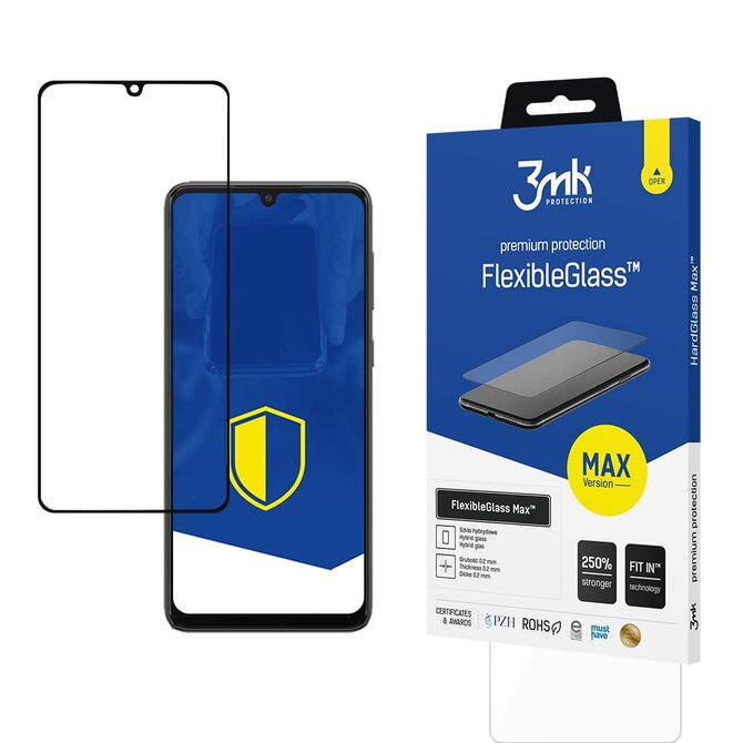 hybridní sklo FlexibleGlass Max pro Samsung Galaxy A33 5G (SM-A336) černá