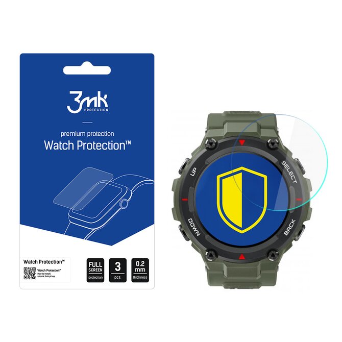 hybridní sklo Watch Protection FlexibleGlass pro Xiaomi Amazfit T-Rex (3ks)