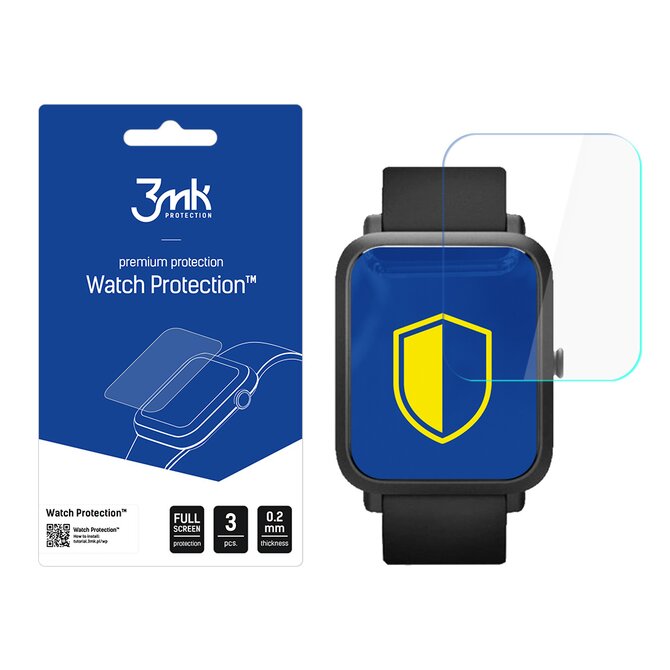 hybridní sklo Watch protection ARC pro Xiaomi Amazfit BIP S (3ks)