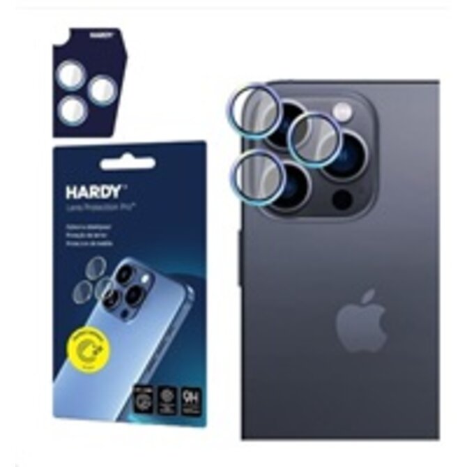 ochrana kamery HARDY Lens Protection Pro pro iPhone 15 Pro, Rainbow