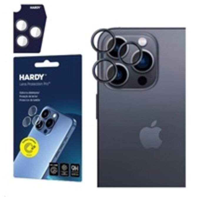 ochrana kamery HARDY Lens Protection Pro pro iPhone 15 Pro Black