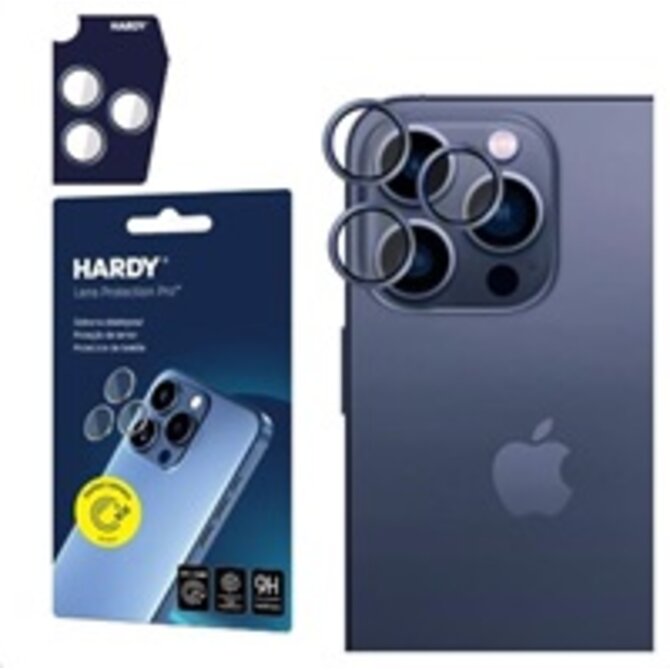 ochrana kamery HARDY Lens Protection Pro pro iPhone 15 Pro Max Blue