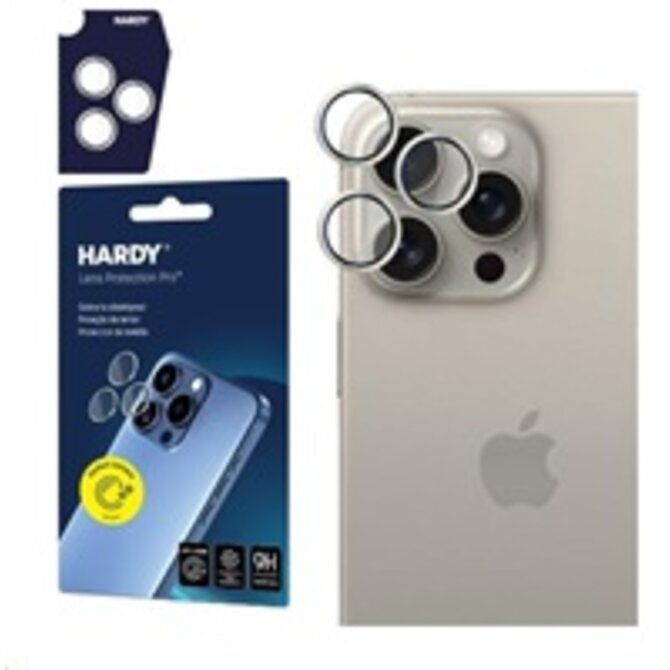 ochrana kamery HARDY Lens Protection Pro pro iPhone 15 Pro Max Natural