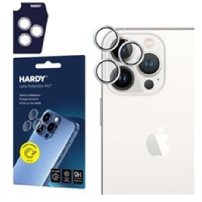 ochrana kamery HARDY Lens Protection Pro pro iPhone 15 Pro Max White