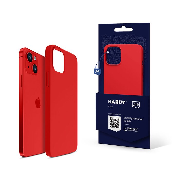 ochranný kryt Hardy Silicone MagCase pro Apple iPhone 13, Red