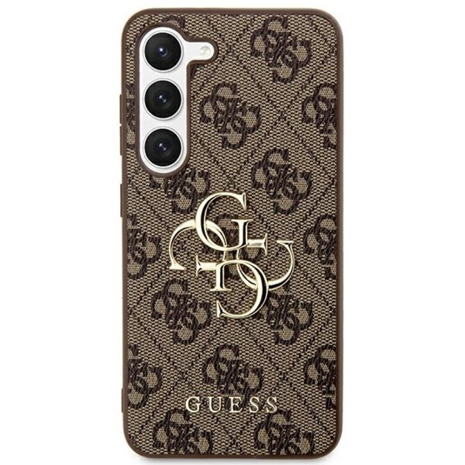 Originální kryt GUESS - hardcase 4G Big Metal Logo GUHCS24S4GMGBR pro Samsung Galaxy S24 Brown