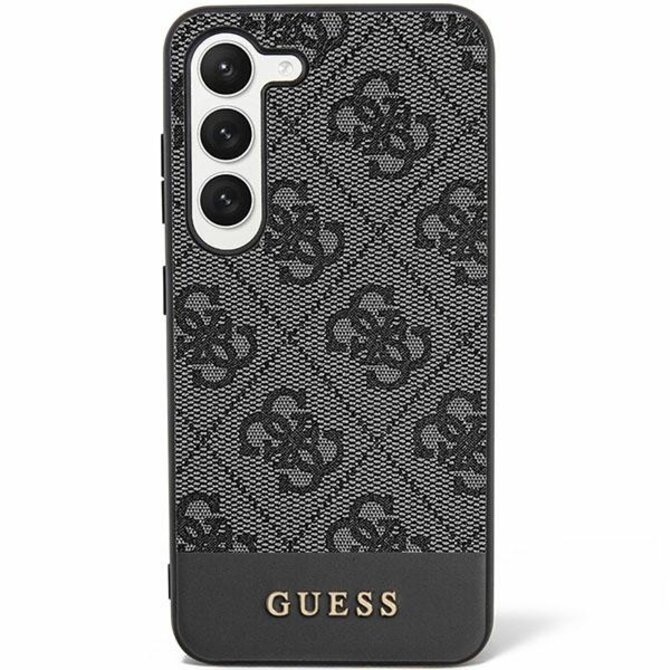 Originální kryt GUESS - hardcase 4G Stripe Collection GUHCS24LG4GLGR pro Samsung Galaxy S24 Ultra , barva černá