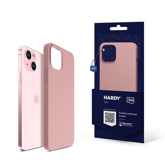 ochranný kryt Hardy Silicone MagCase pro Apple iPhone 15, Pink