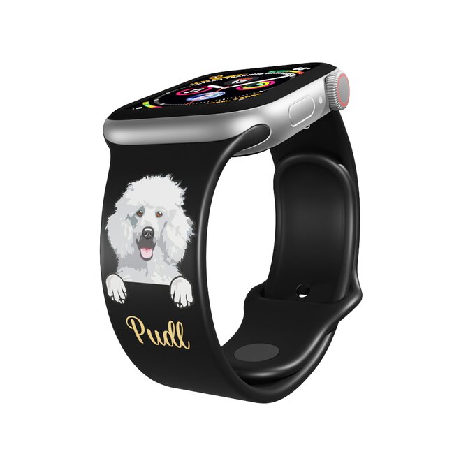 Apple watch řemínek Pudl - 38/40/41mm, barva pásku černá