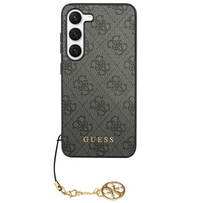 Originální kryt GUESS - hardcase 4G Charms Collection GUHCS24LGF4GGR pro Samsung Galaxy S24 Ultra , barva černá